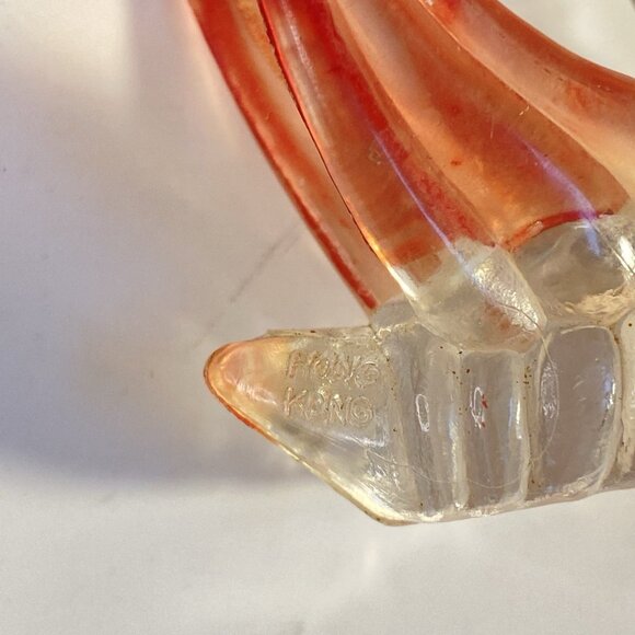 Vintage Hong Kong Lucite Animal Figurine Set of 4 – Cat, Dog, Swan, Elephant - Picture 9 of 15